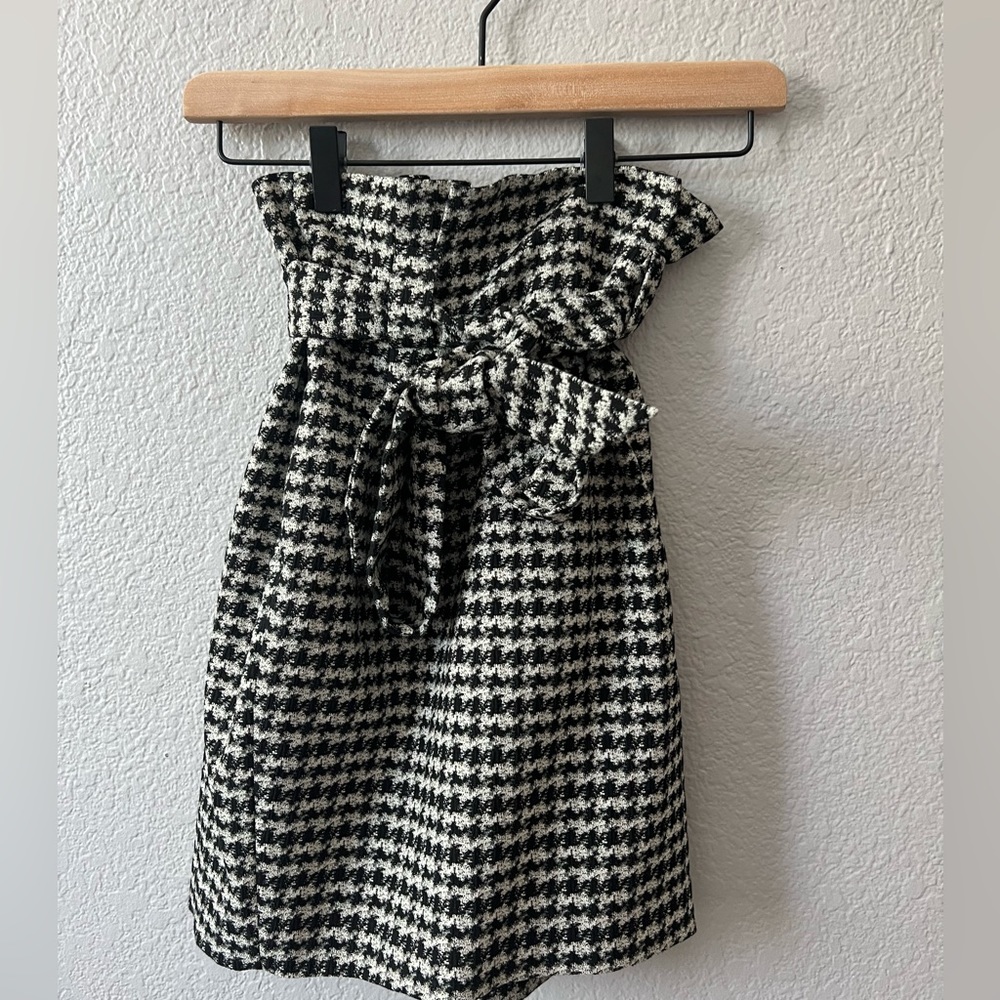 Express High Wasted Paperbag Mini Skirt